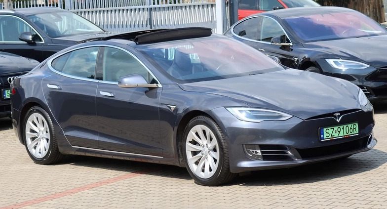 Tesla Model S cena 168510 przebieg: 151000, rok produkcji 2018 z Tuchola małe 781